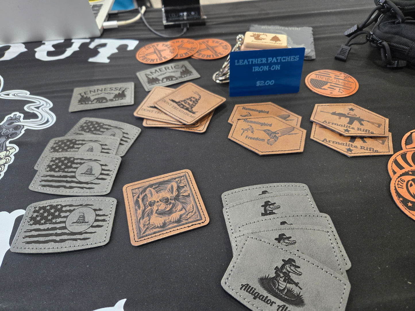 LEATHER PATCHES CUSTOM IRON ON