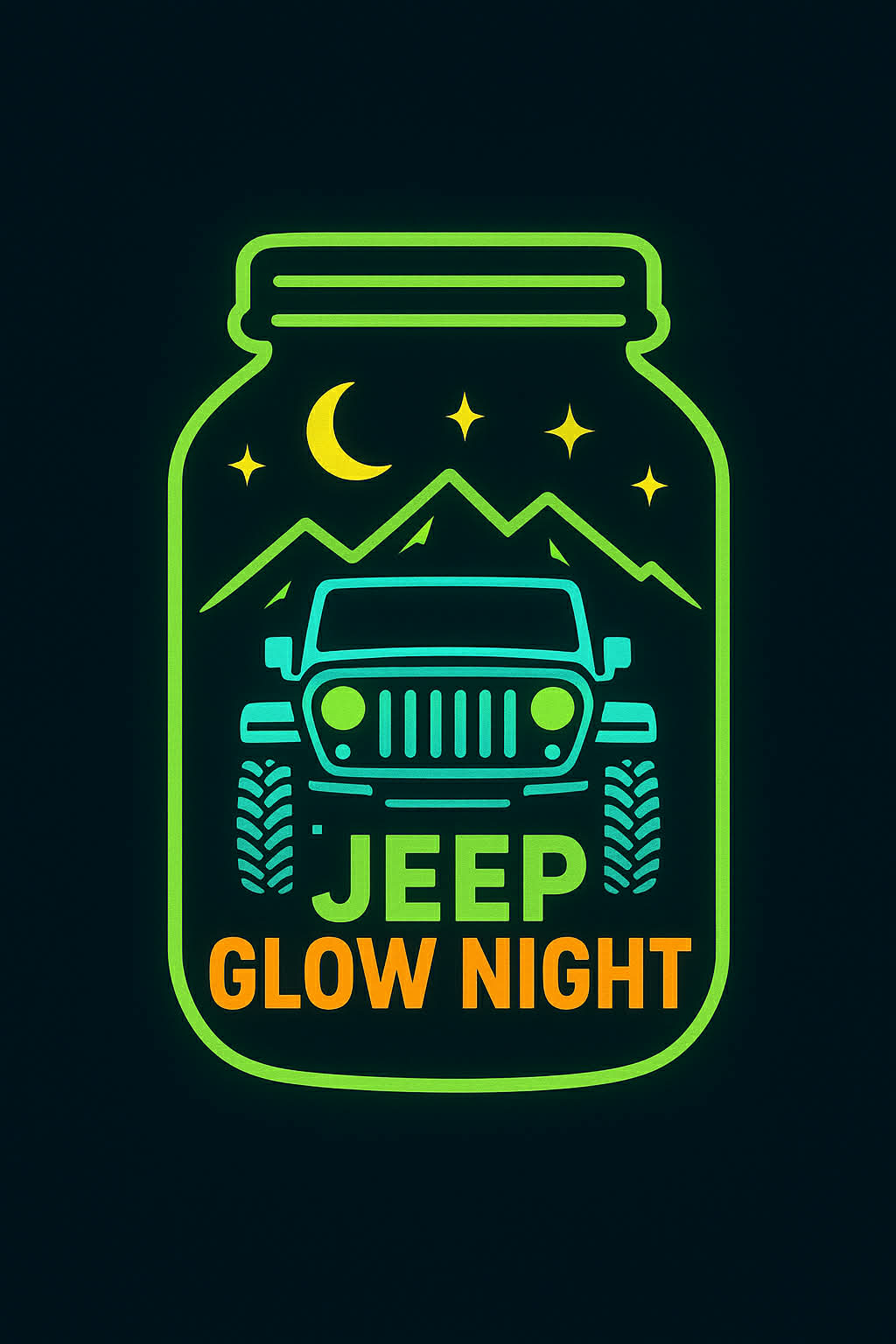 JEEP GLOW WOOD KEY CHAIN