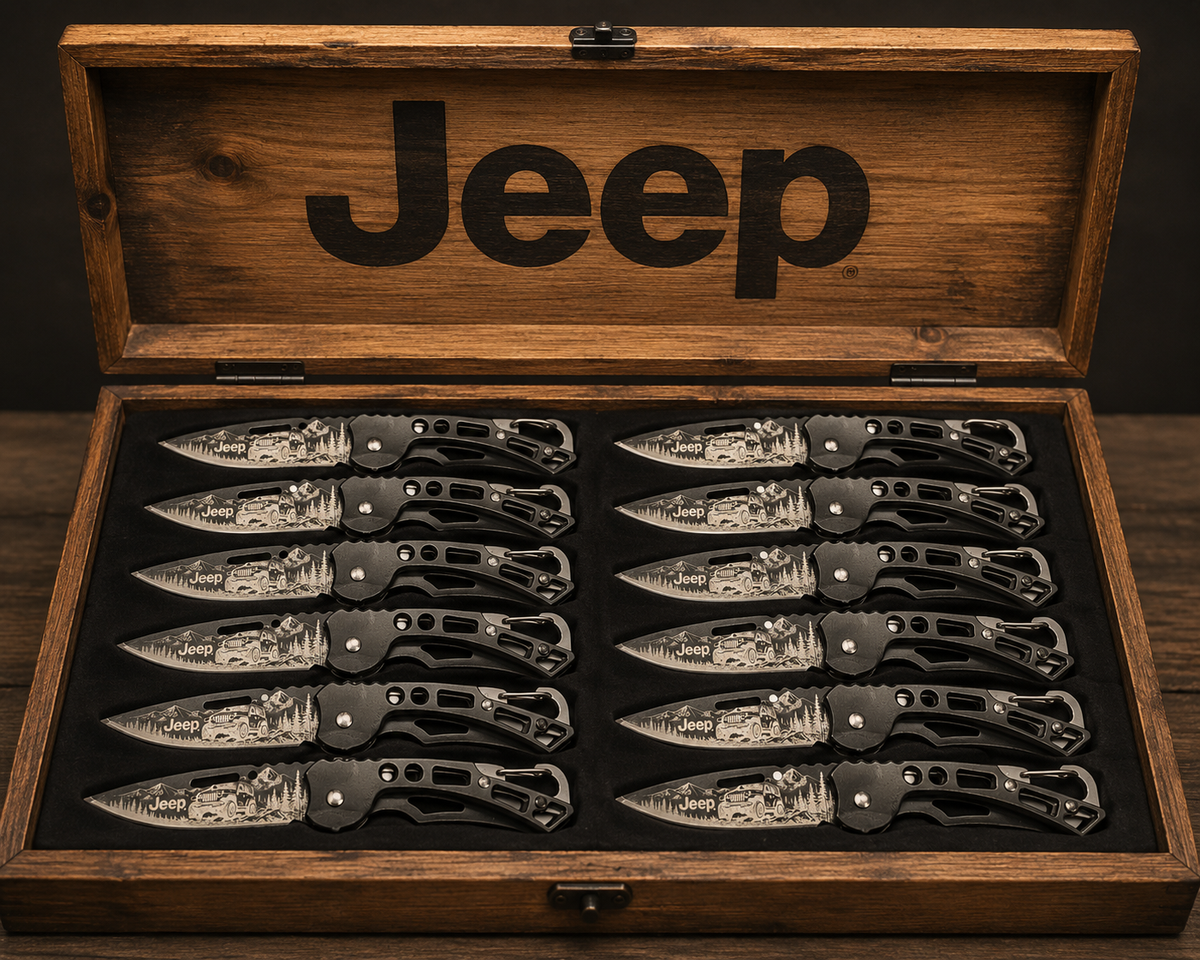 JEEP KNIFE ENGRAVED