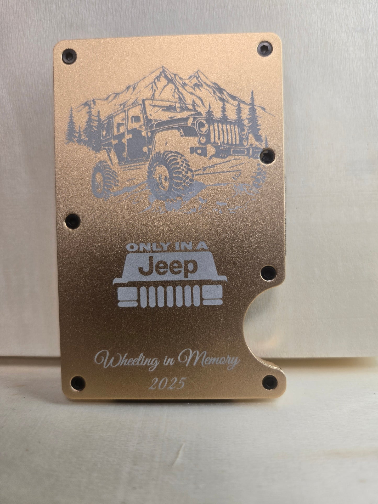 WHEELIN IN MEMORY WALLET