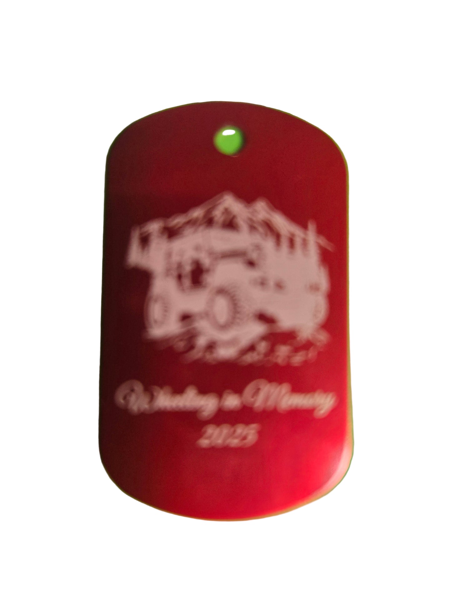 WHEELIN IN MEMORY DOG TAG