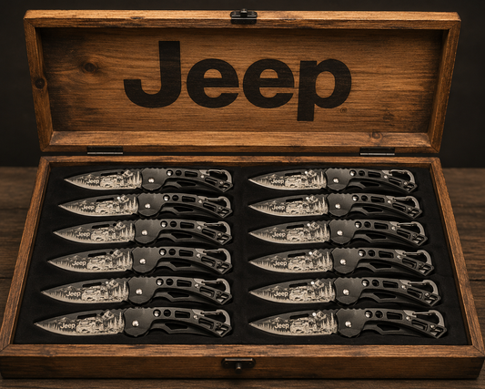 JEEP KNIFE ENGRAVED