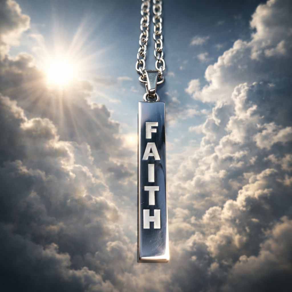 LADIES NECKLACE BAR ENGRAVED