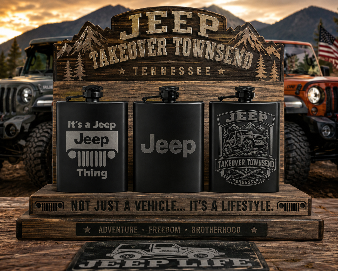 JEEP FLASK