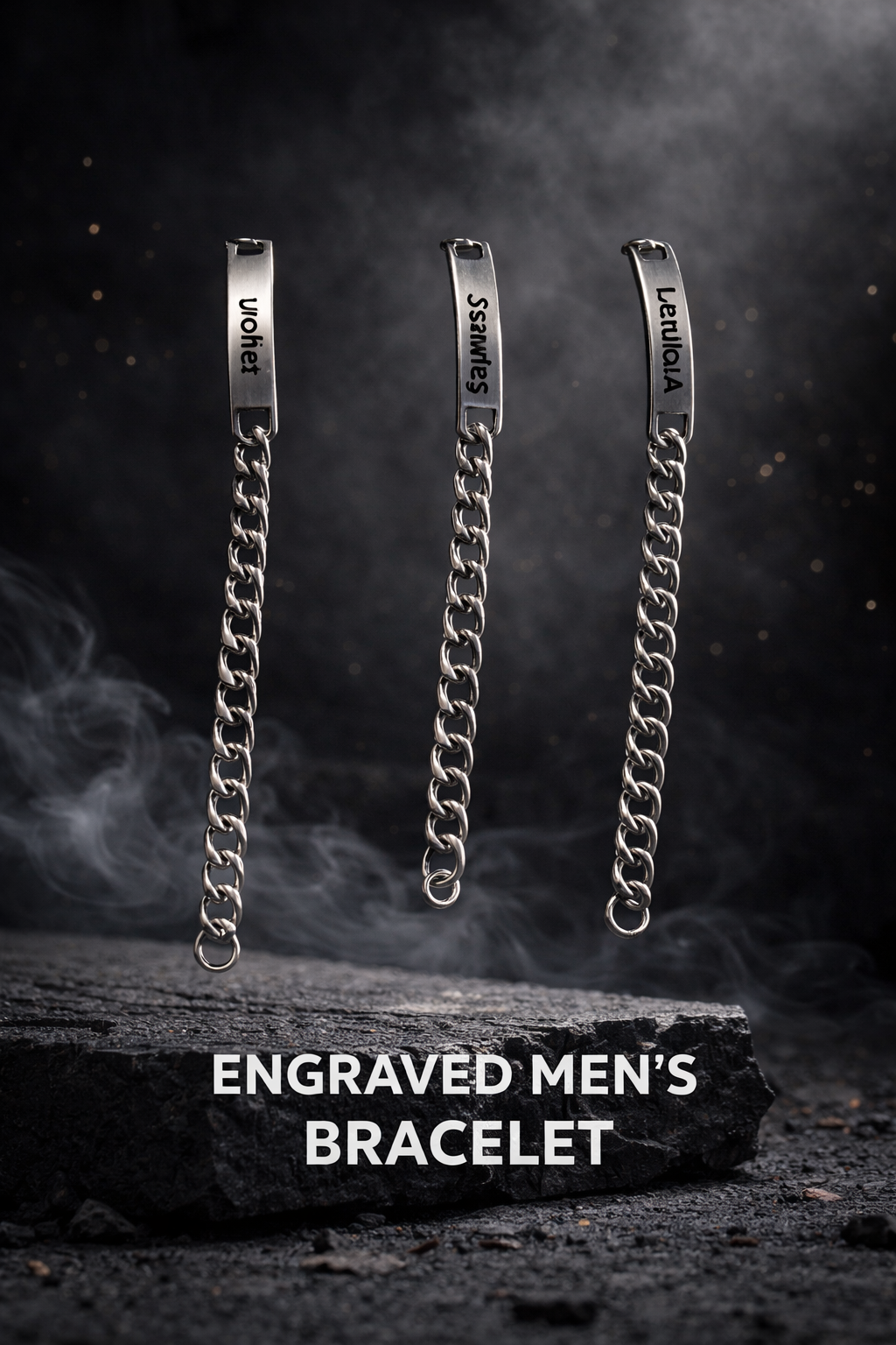 MENS ENGRAVED BRACELETS
