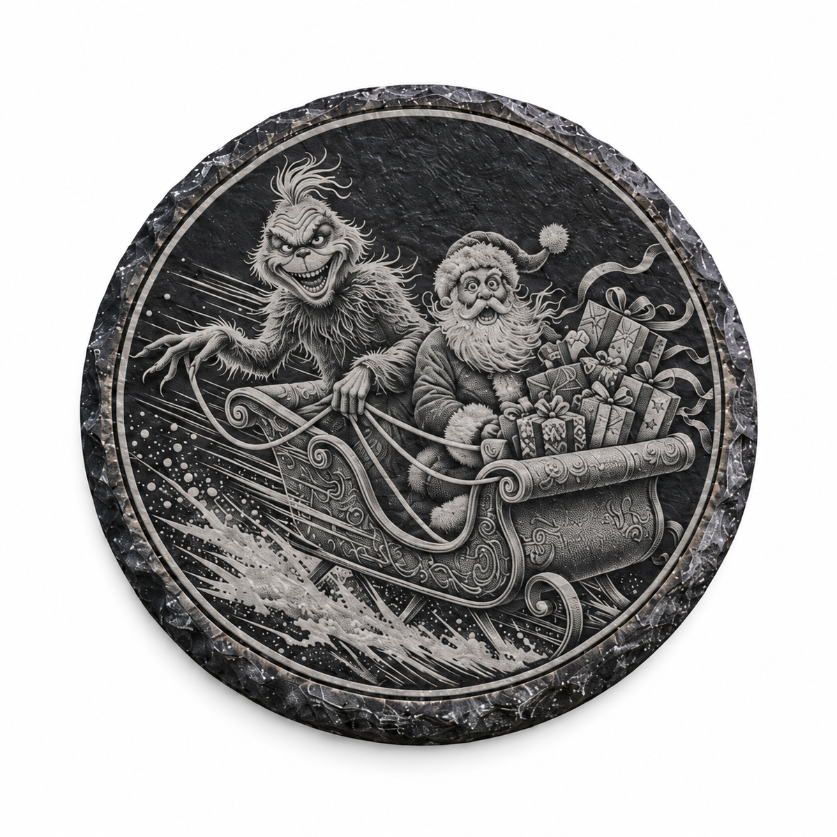 GRINCH  COASTER SET