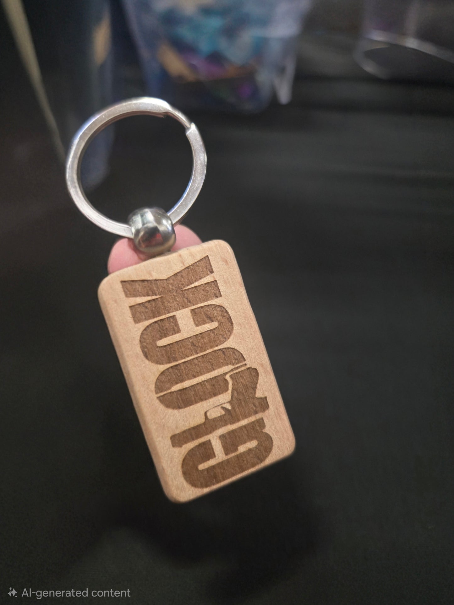 WOOD KEY CHAINS