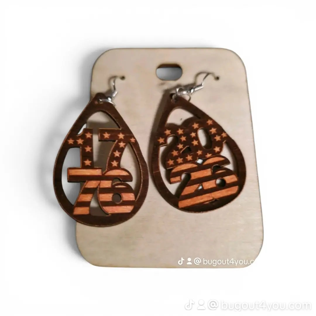 WOOD EARRINGS