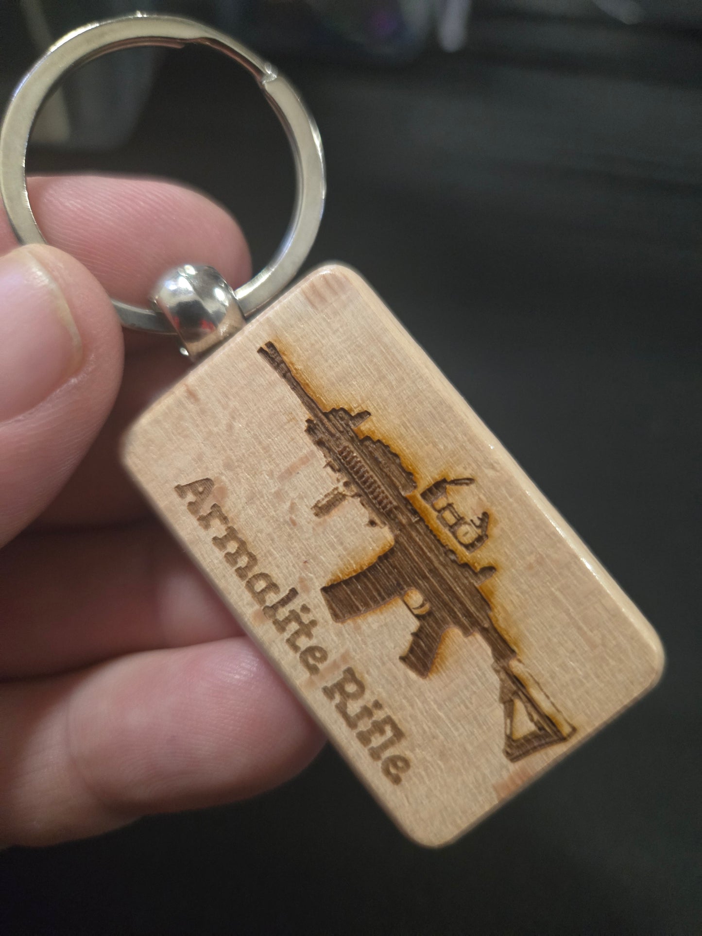 WOOD KEY CHAINS