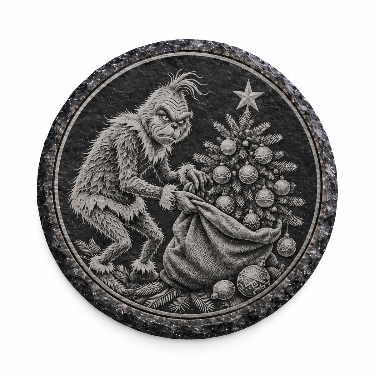 GRINCH  COASTER SET
