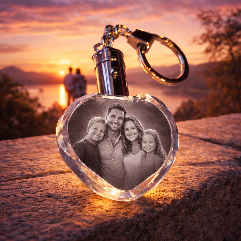 CUSTOM FAMILY PORTRAIT KEY CHAIN