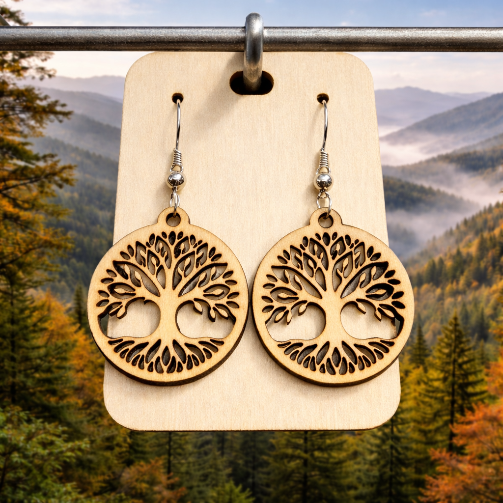 WOOD EARRINGS